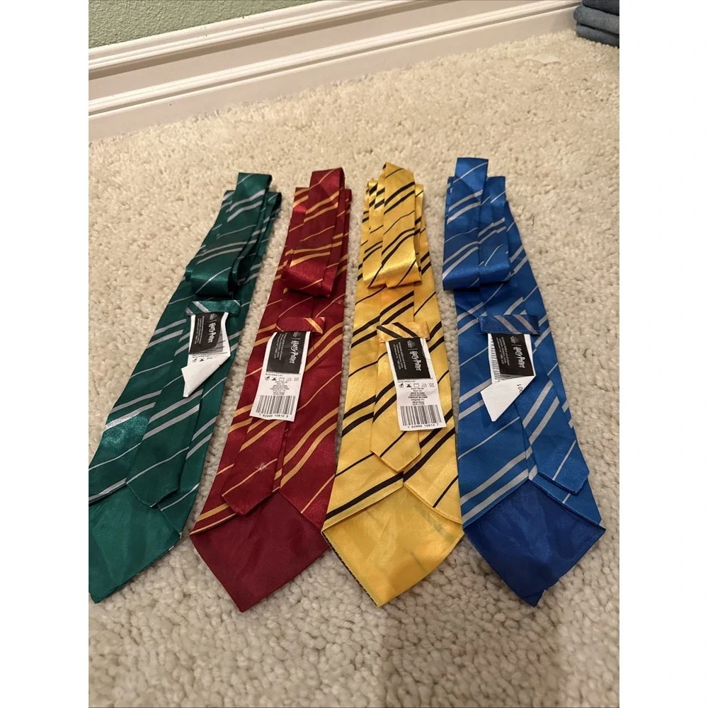 Harry Potter Costume Props Wizards Mens Tie for Fancy Halloween Outfit